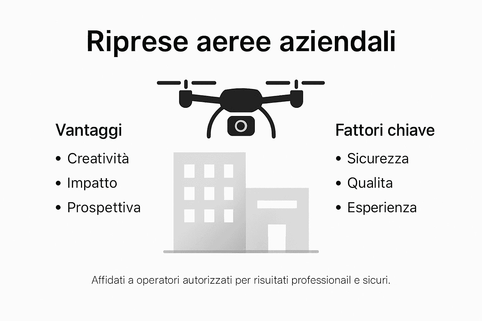 Guida illustrata alle riprese aeree per le aziende