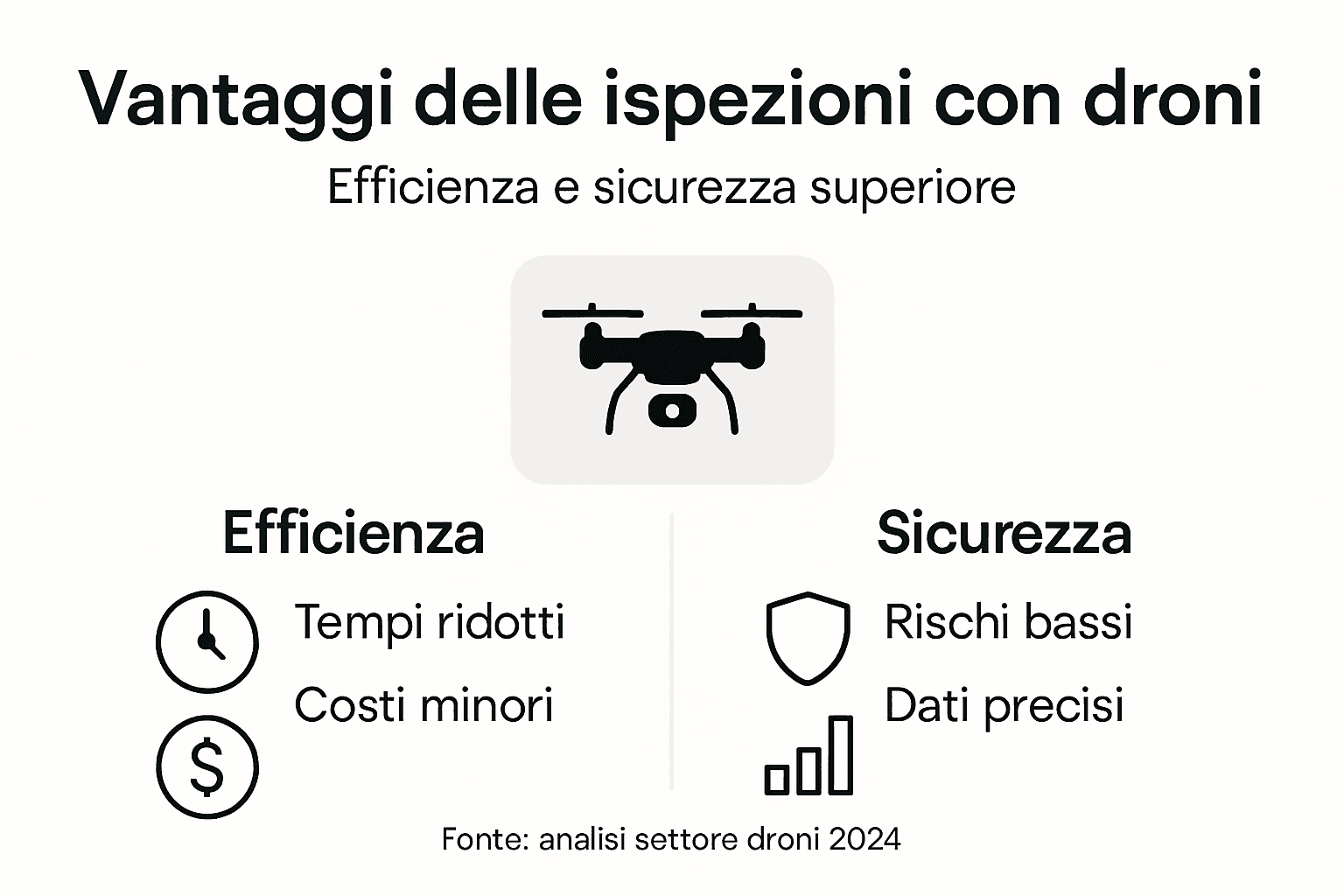 Infografica: come i droni ottimizzano le operazioni di ispezione
