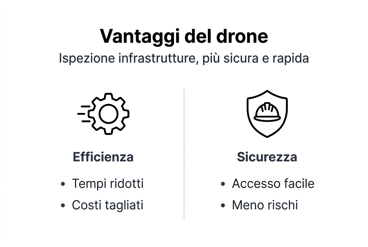 Infografica: tutti i vantaggi del monitoraggio tramite droni