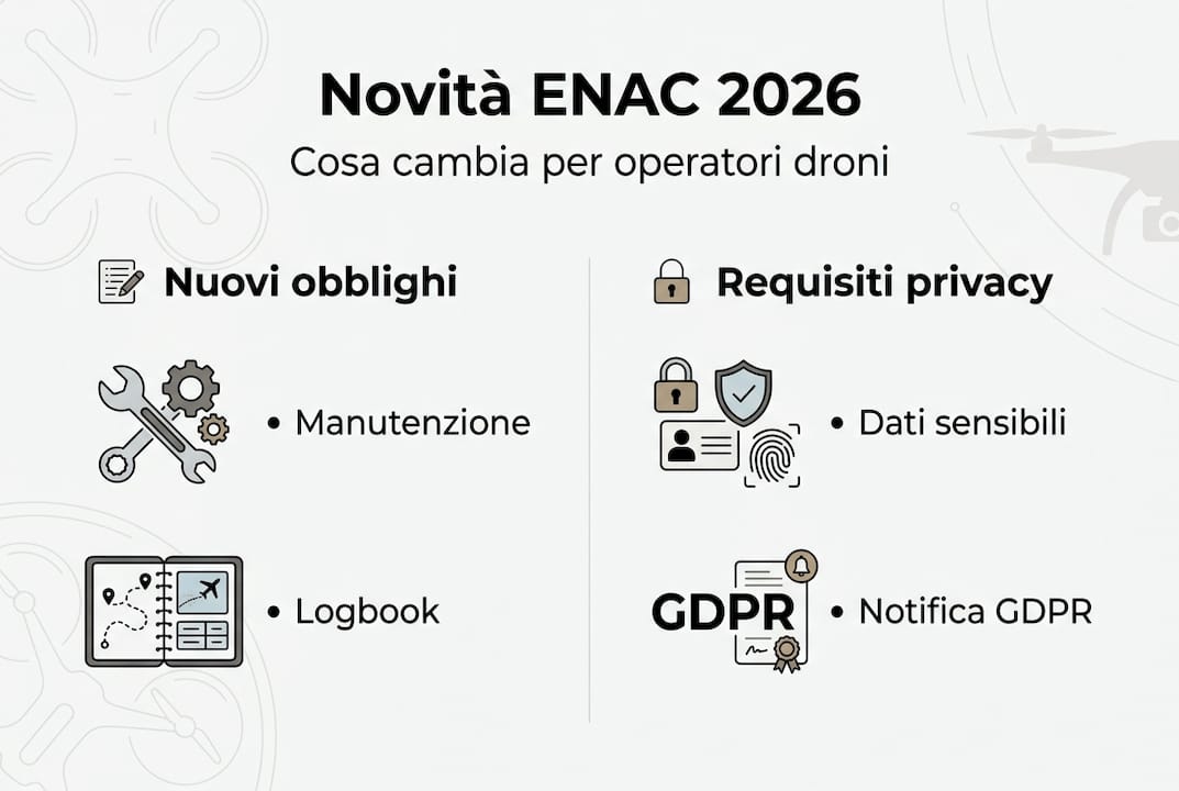 Guida illustrata alle ultime norme ENAC sui droni