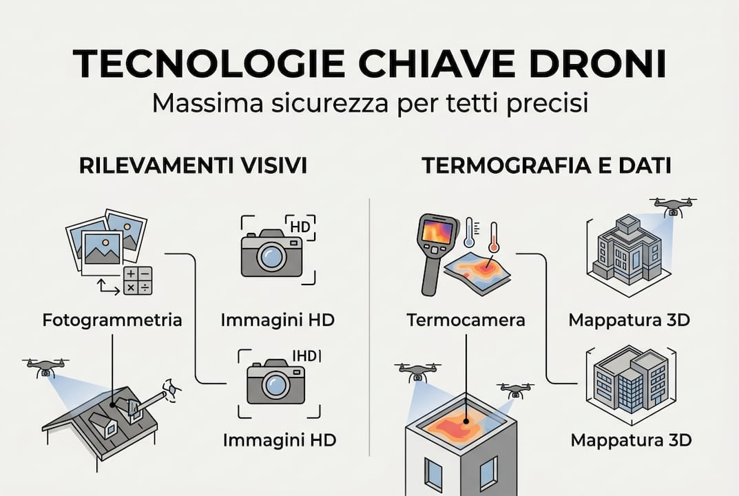 Infografica: le migliori tecnologie per l’ispezione dei tetti con i droni