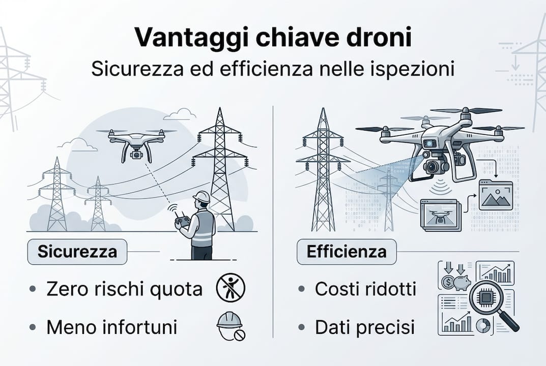 Infografica: tutti i vantaggi offerti dai droni