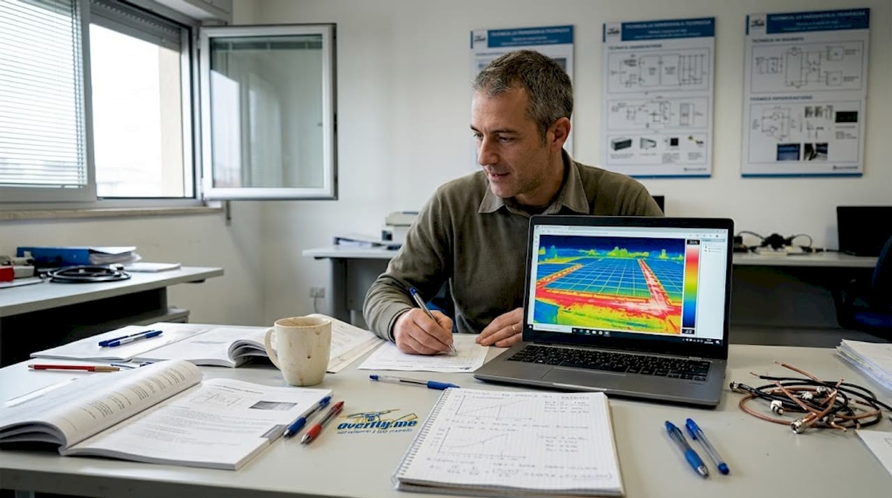 Valutazione termografica dell’impianto fotovoltaico