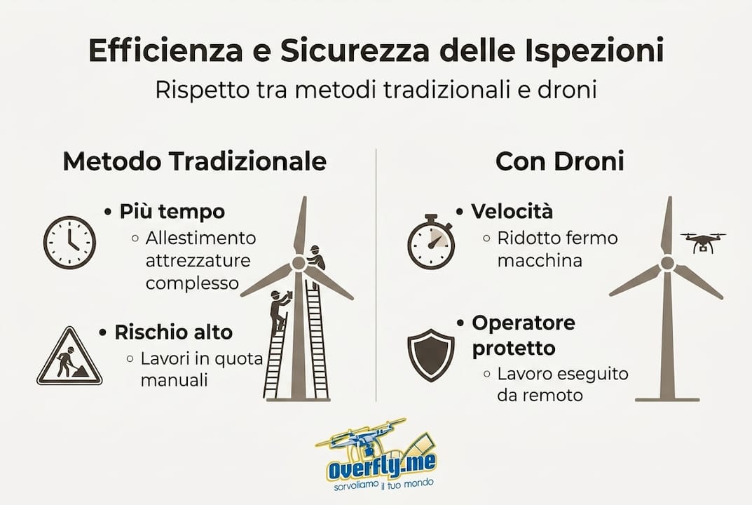 Infografica: come i droni migliorano sicurezza ed efficienza