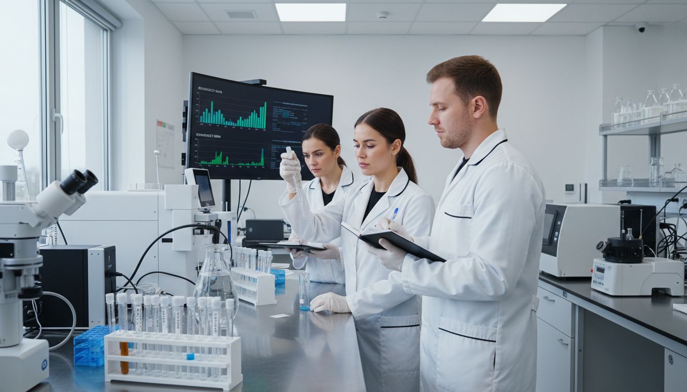 laboratorio análisis péptidos