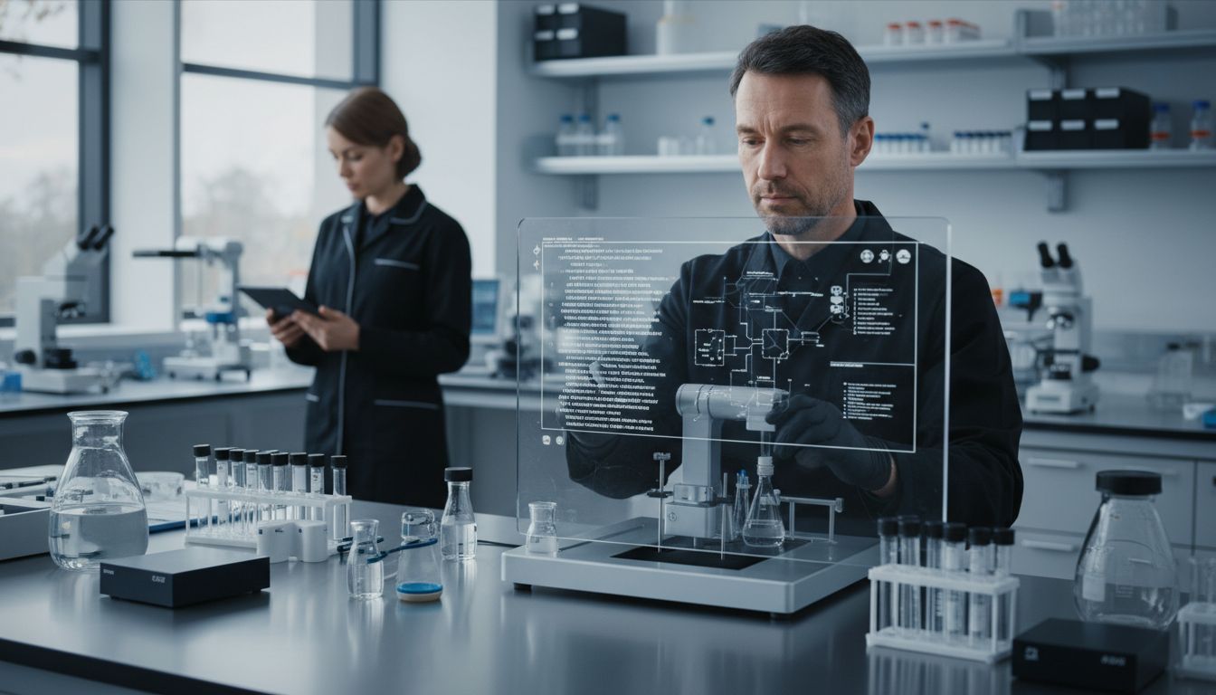 laboratorio síntesis de péptidos