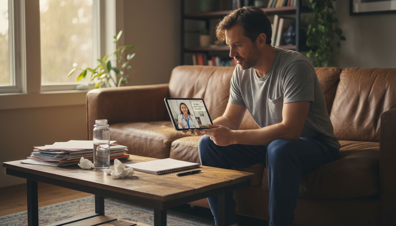 Patient video calling for remote medical check