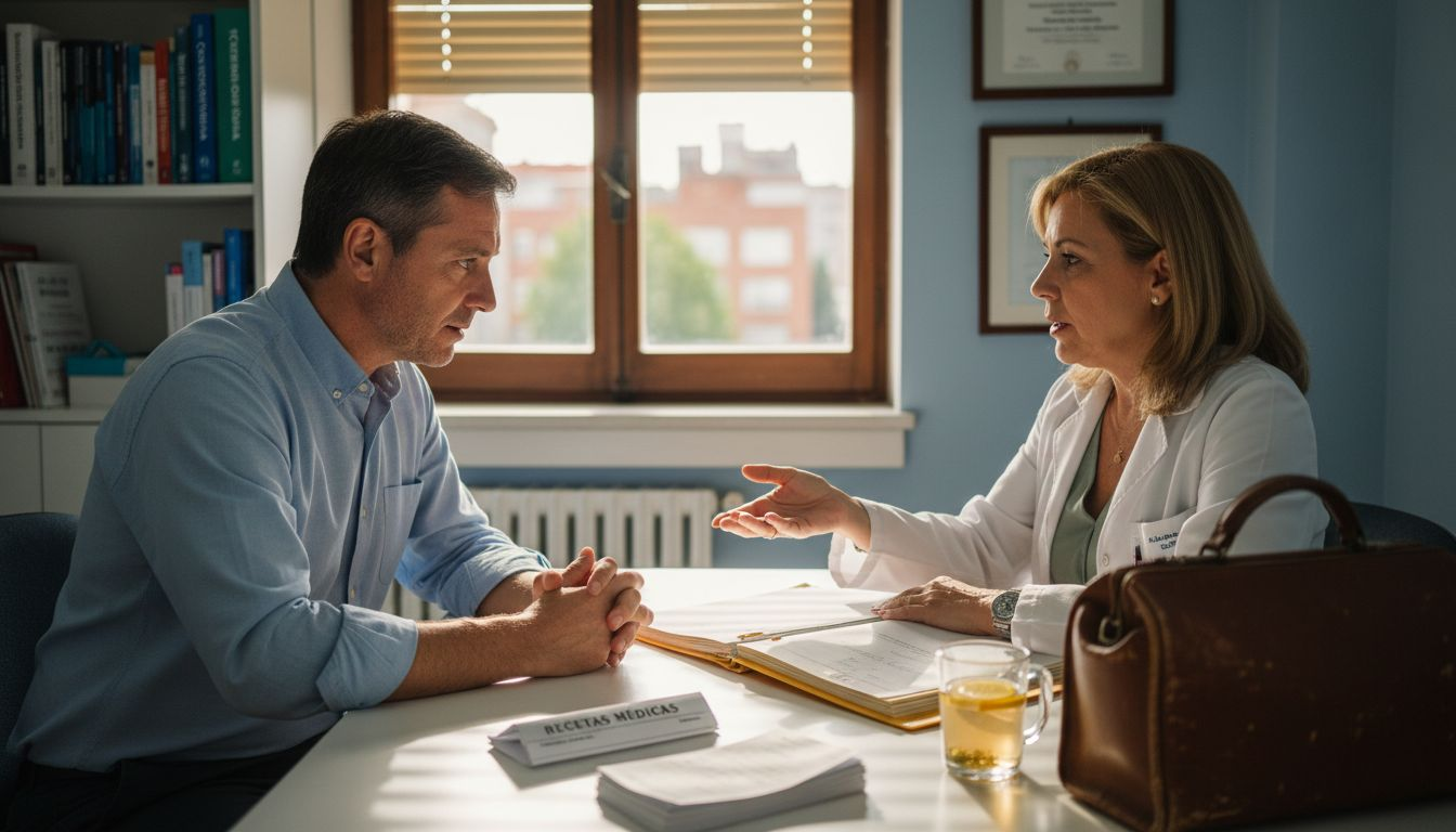 Atención médica personalizada entre la paciente y su doctora