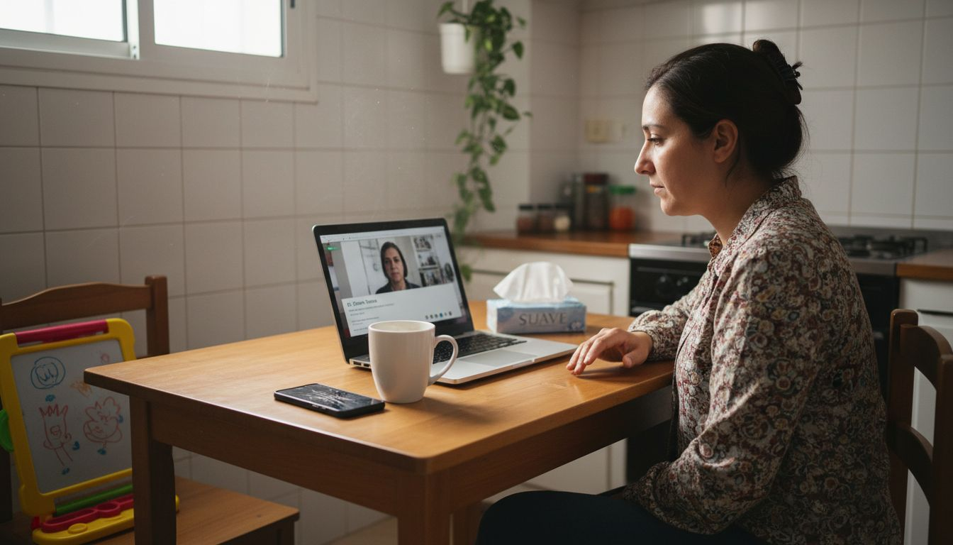Consulta médica por videollamada desde la comodidad del hogar