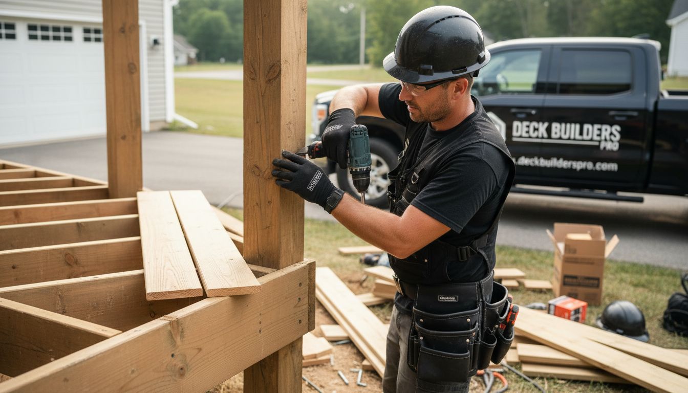 deck construction site