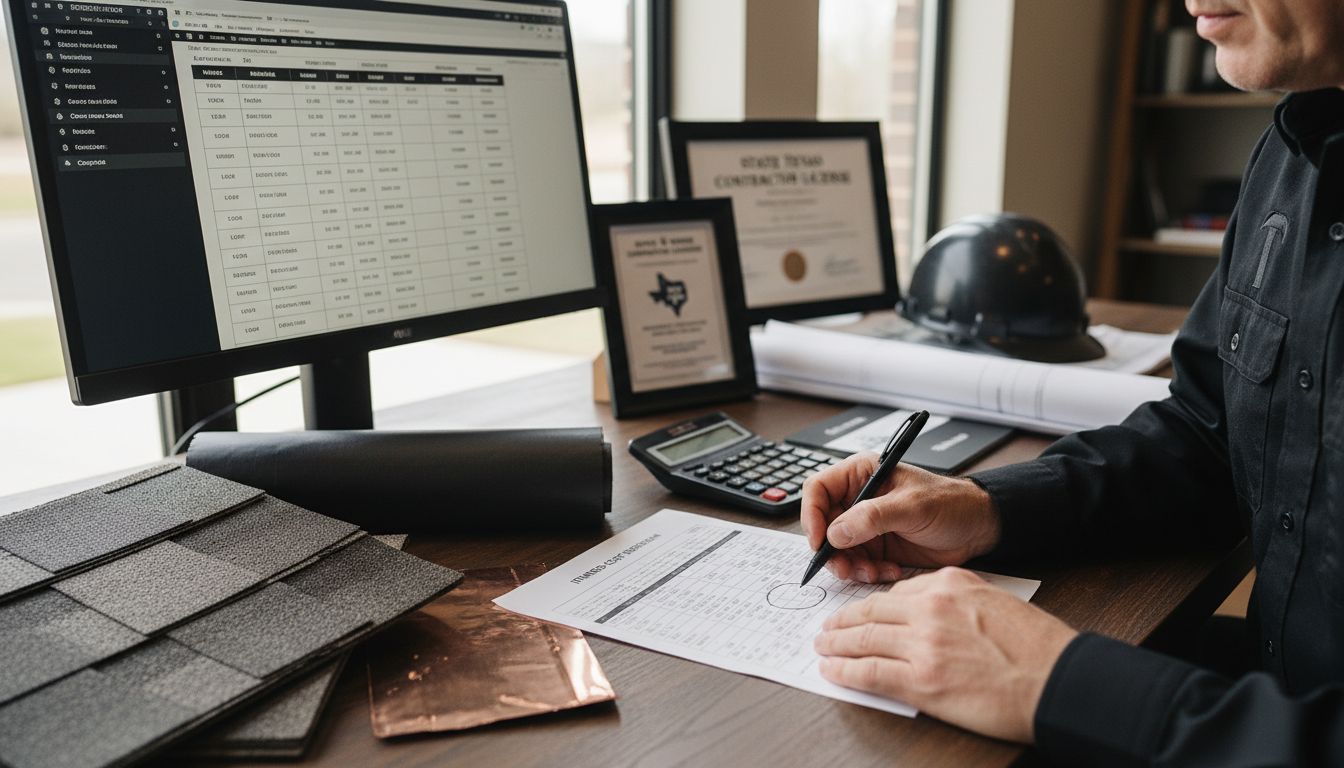 roofing estimate breakdown