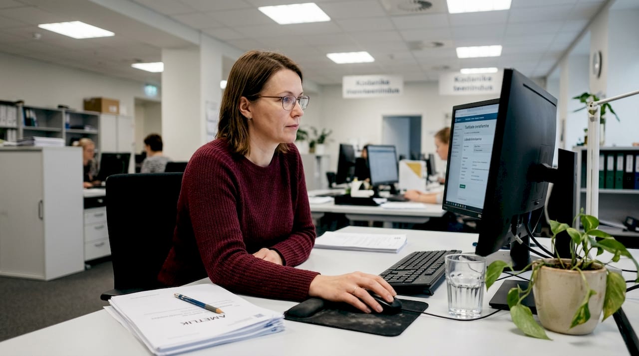 Ametnik vaatab läbi hasartmängulubade taotlused
