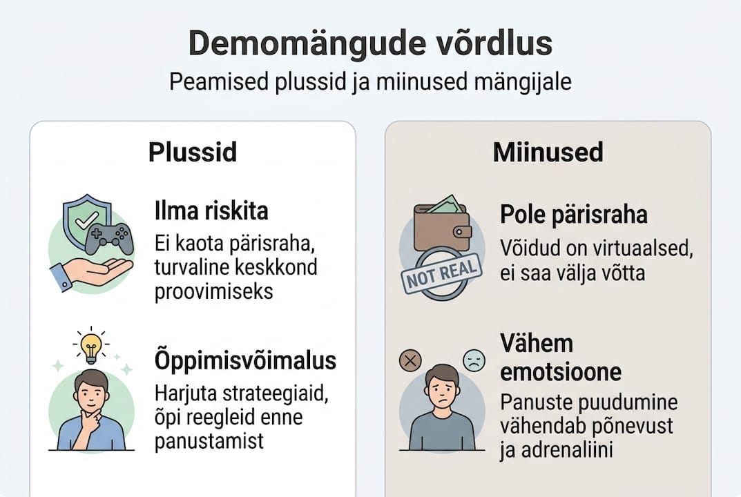 Infograafik: demoversioonide head ja vead