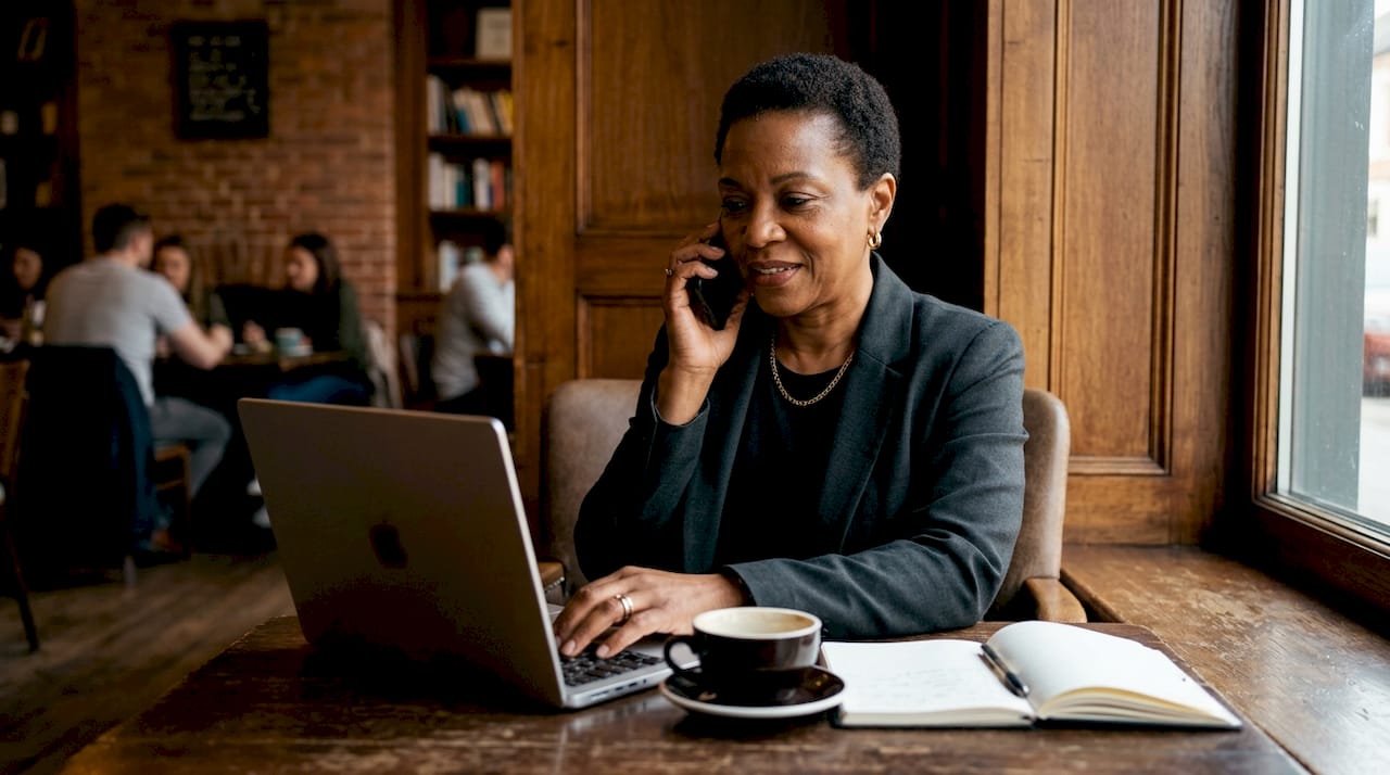 Travel manager coordinating secure passenger transfer