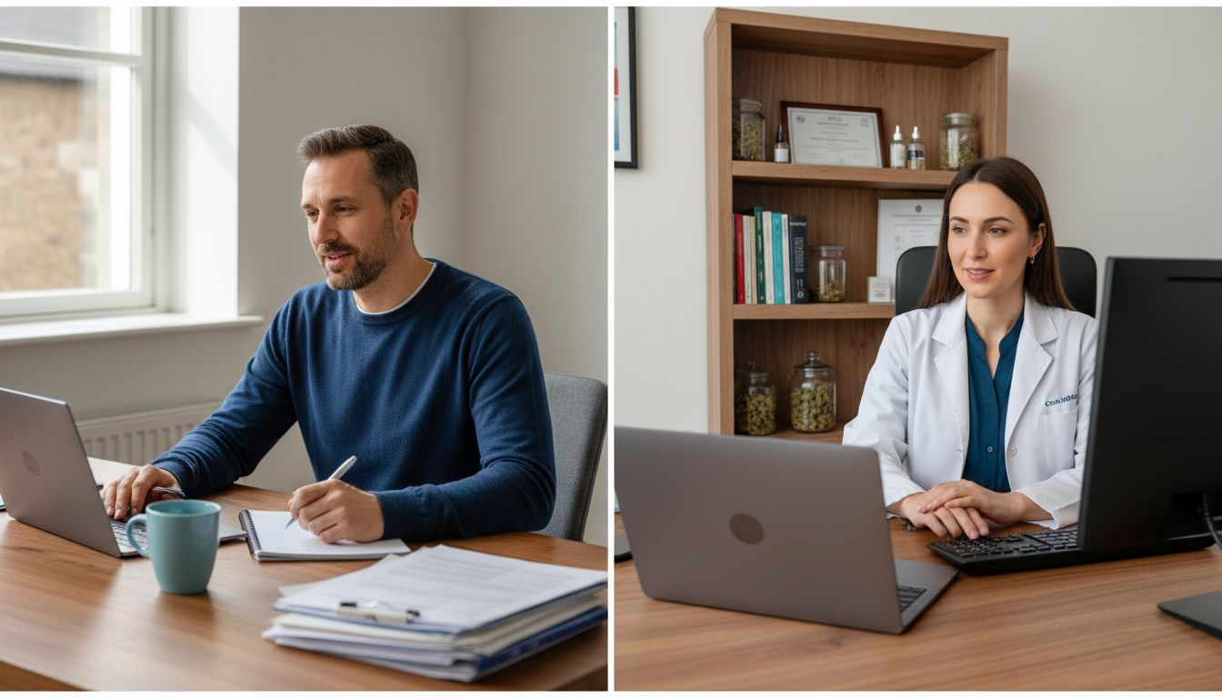 Videotermin Arzt Patient Cannabis