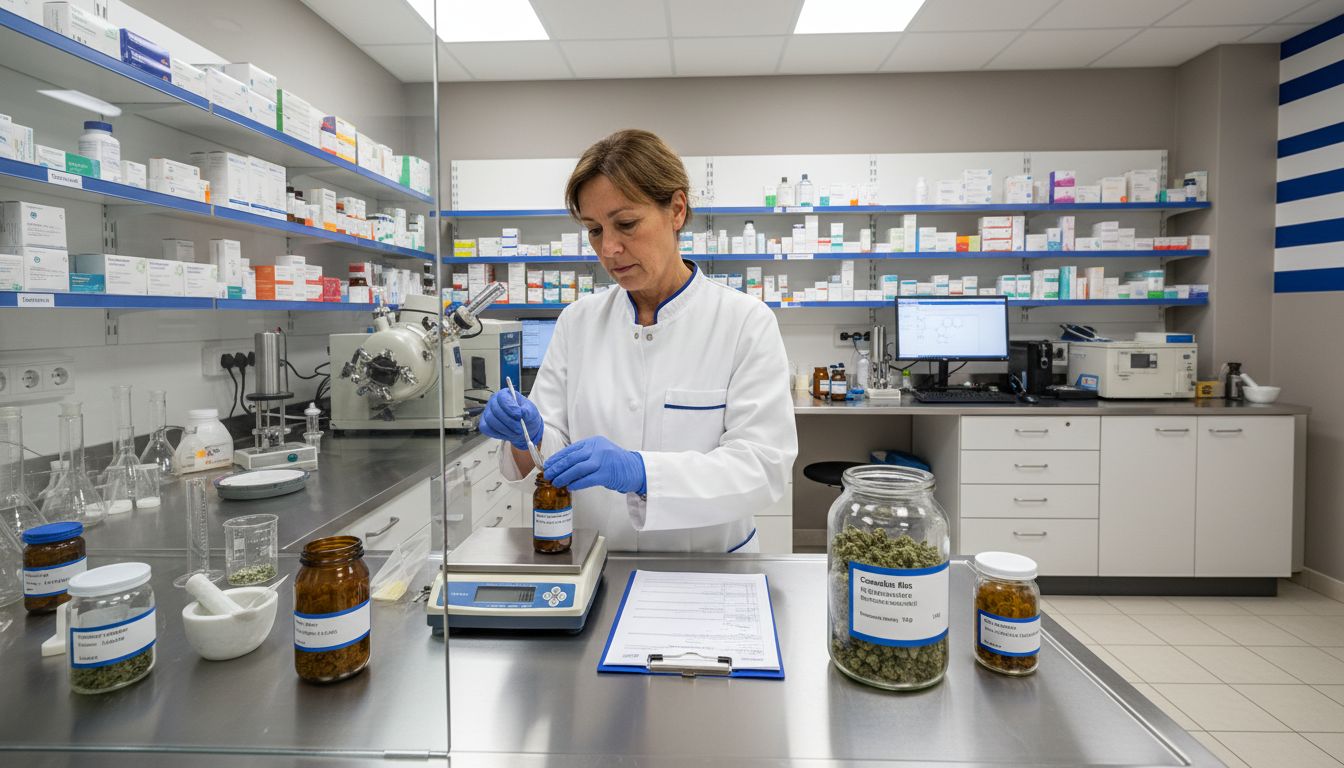 Apotheke Cannabispräparate Labor