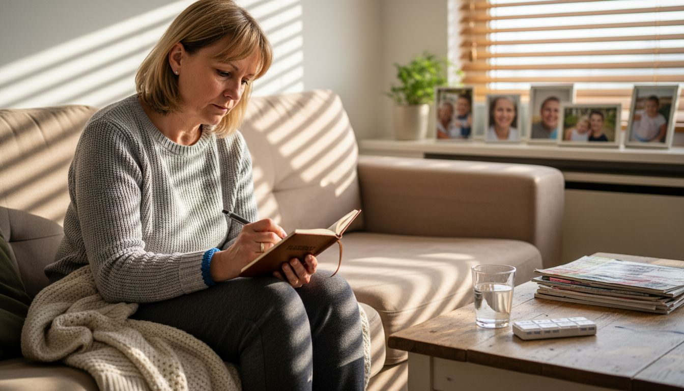 Eine Frau hält ihre Erfahrungen mit den Nebenwirkungen von medizinischem Cannabis fest.