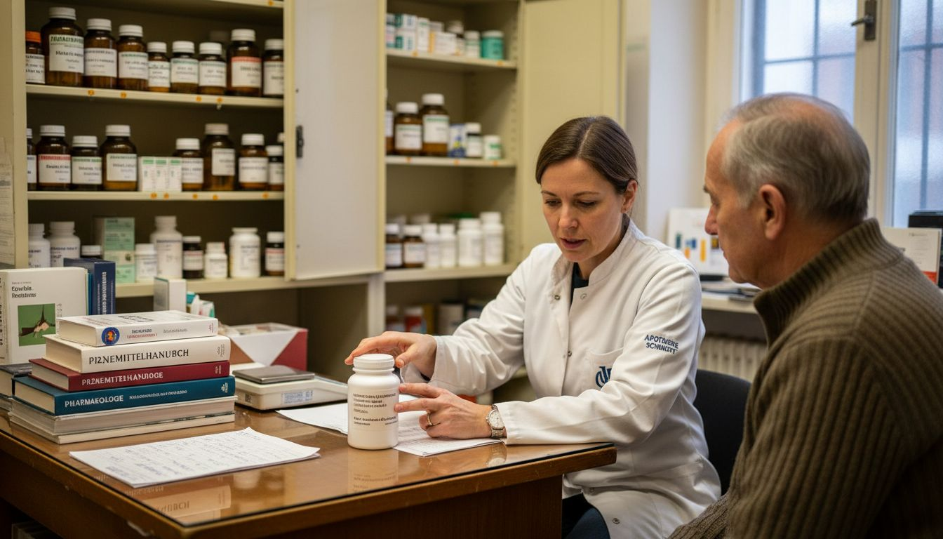 Der Apotheker berät individuell zur Anwendung von Cannabis-Arzneimitteln.