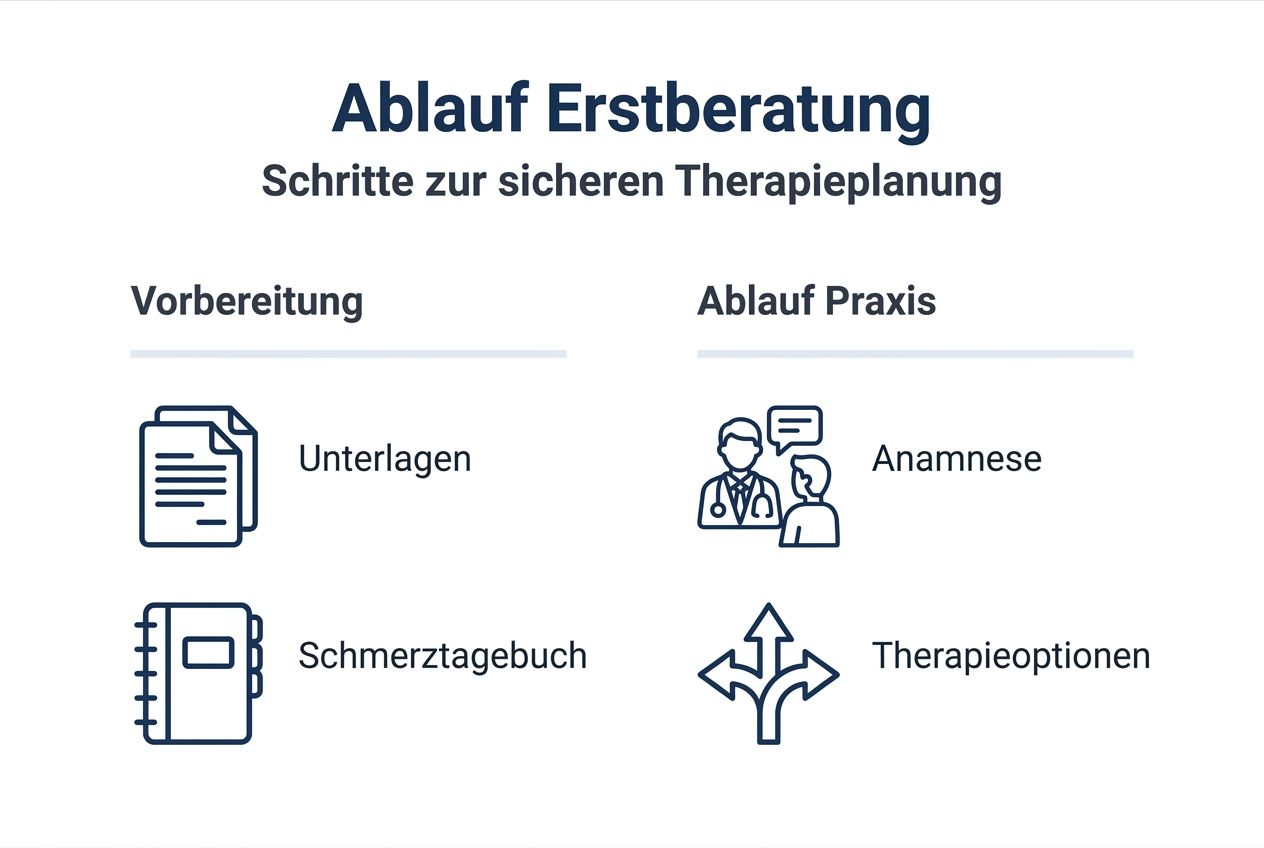 Kompakte Übersicht: So läuft die Erstberatung ab