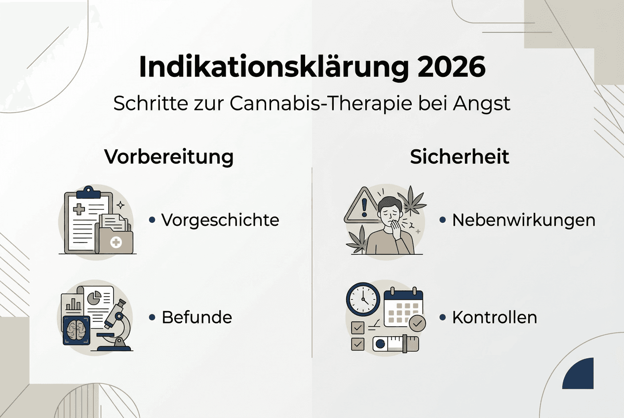 Infografik: Wann ist Cannabis bei Angststörungen sinnvoll?