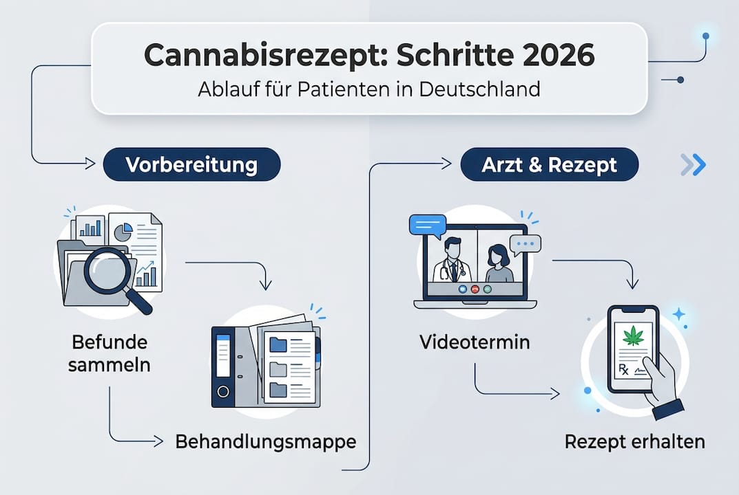 Schritt-für-Schritt-Anleitung: So beantragen Sie ein Cannabis-Rezept