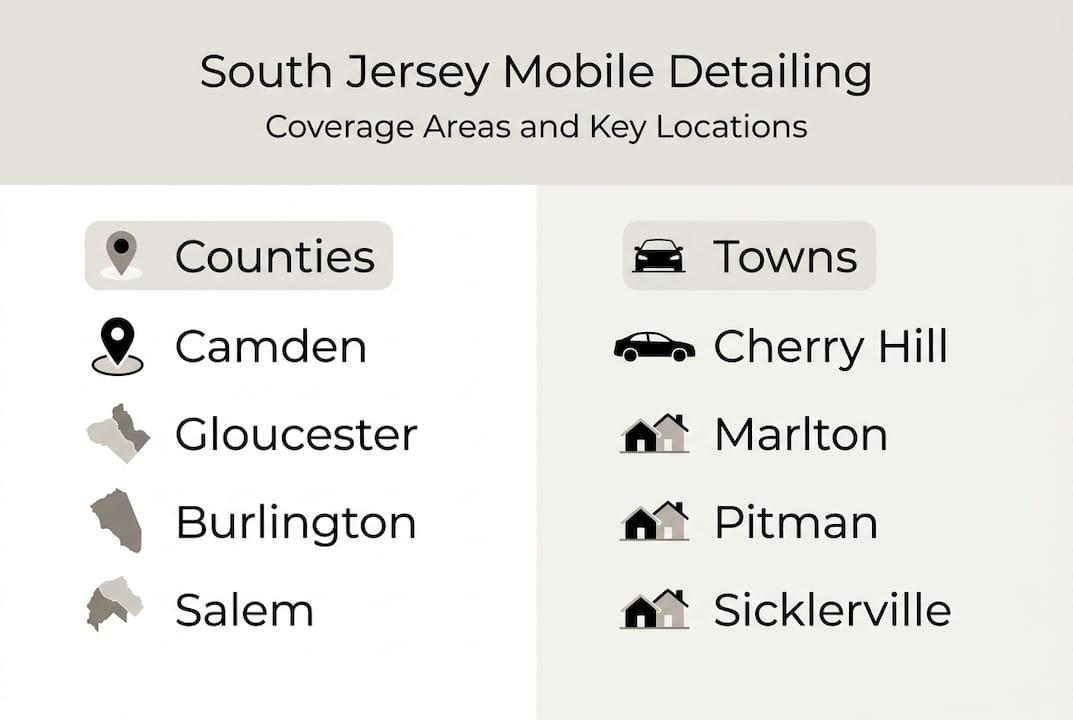 Infographic showing South Jersey mobile detailing coverage