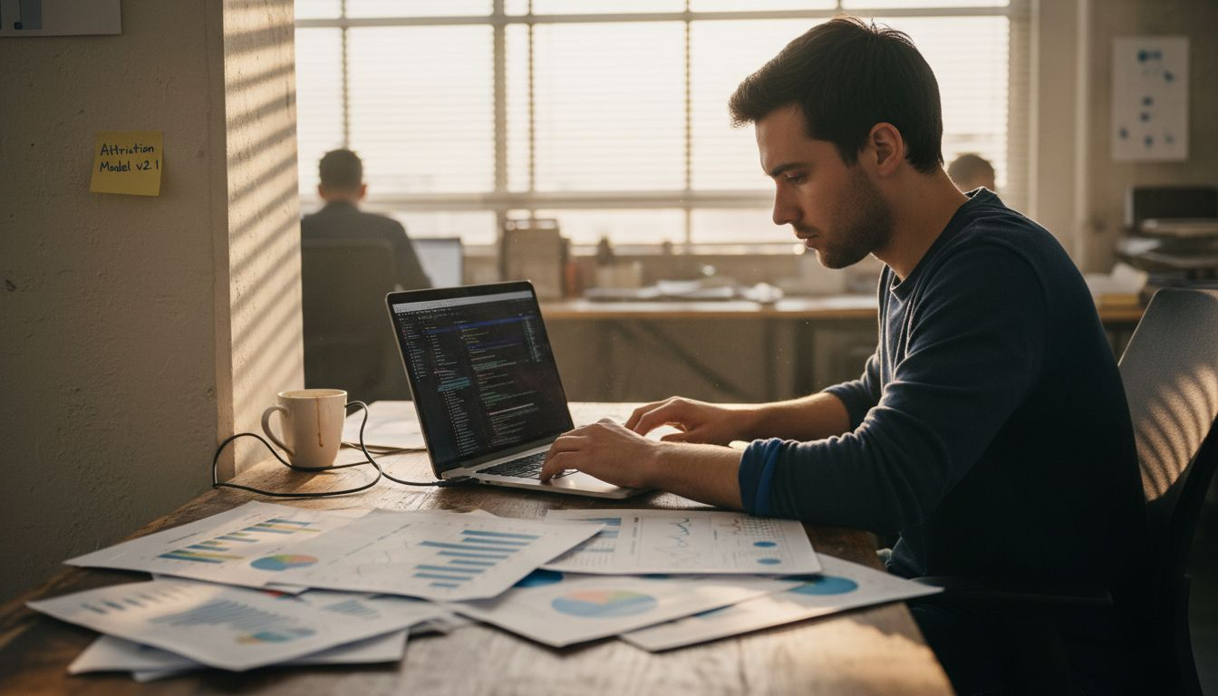 Data scientist working on turnover risk model