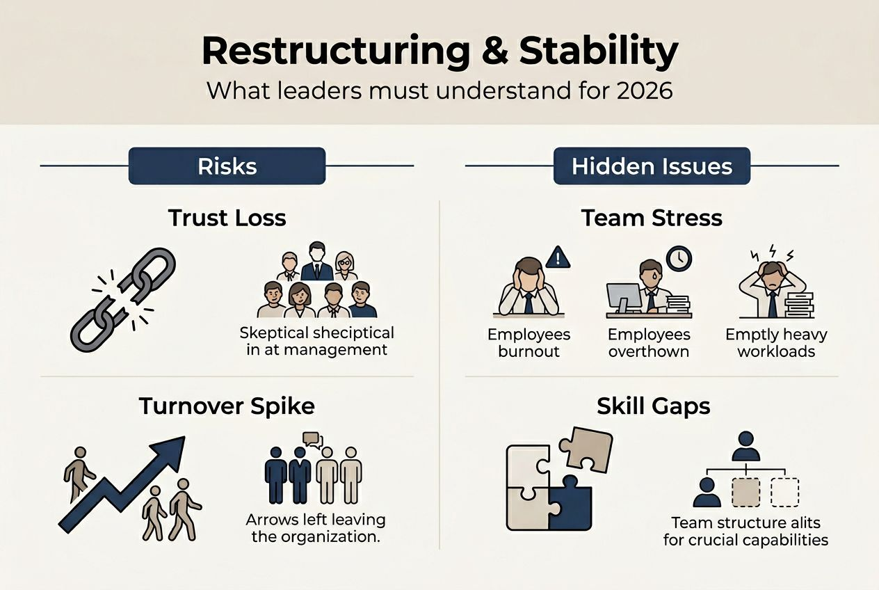 Infographic on restructuring and stability risks