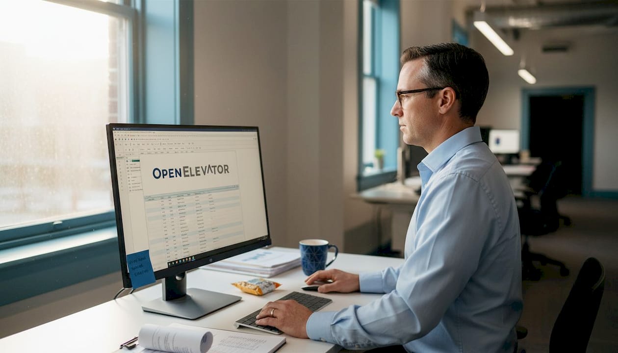 HR analyst monitoring retention metrics data