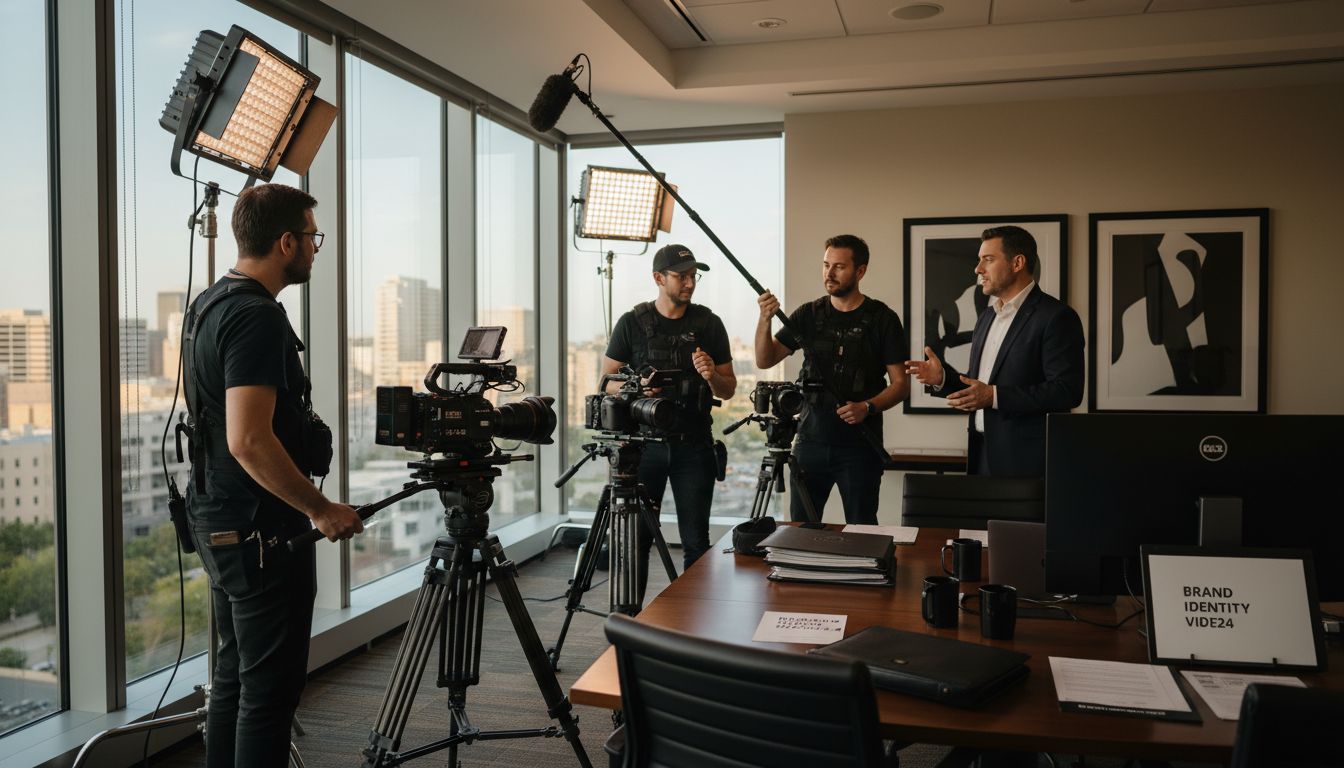corporate video shoot