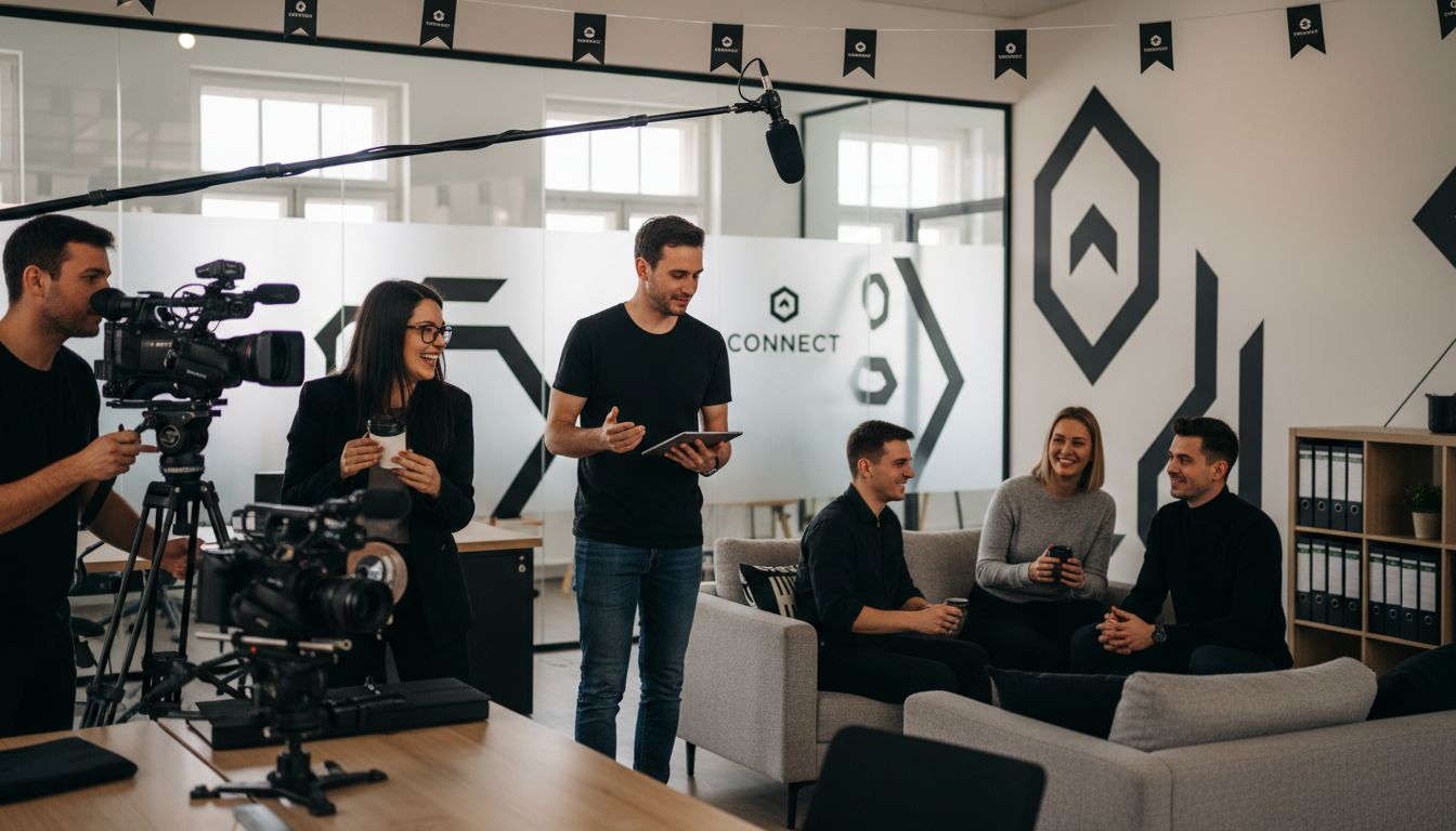 company culture video shoot