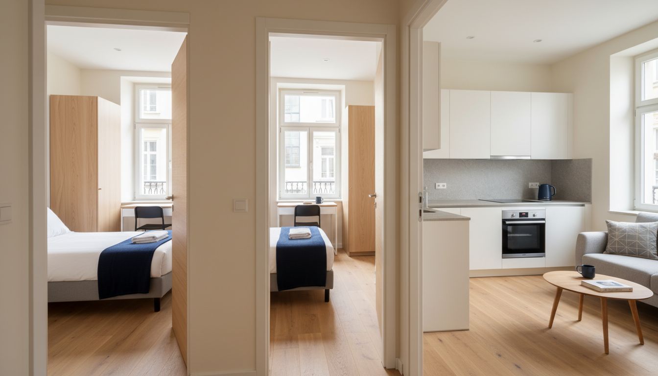 interiores piso compartido moderno