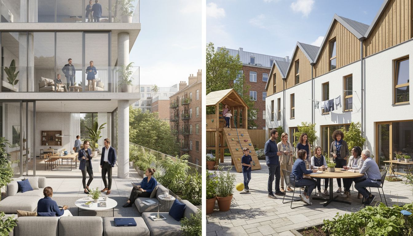 coliving cohousing comunidad moderna