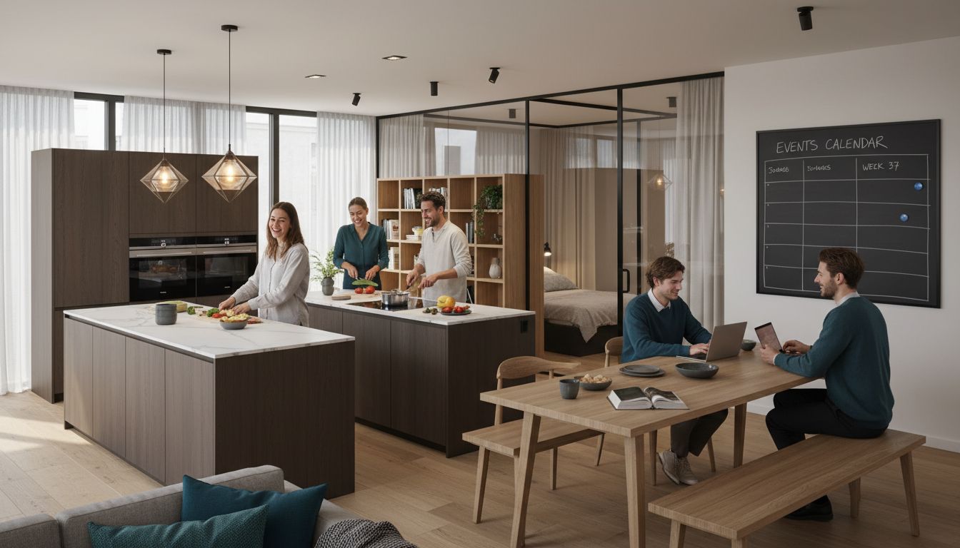 cocina coliving real