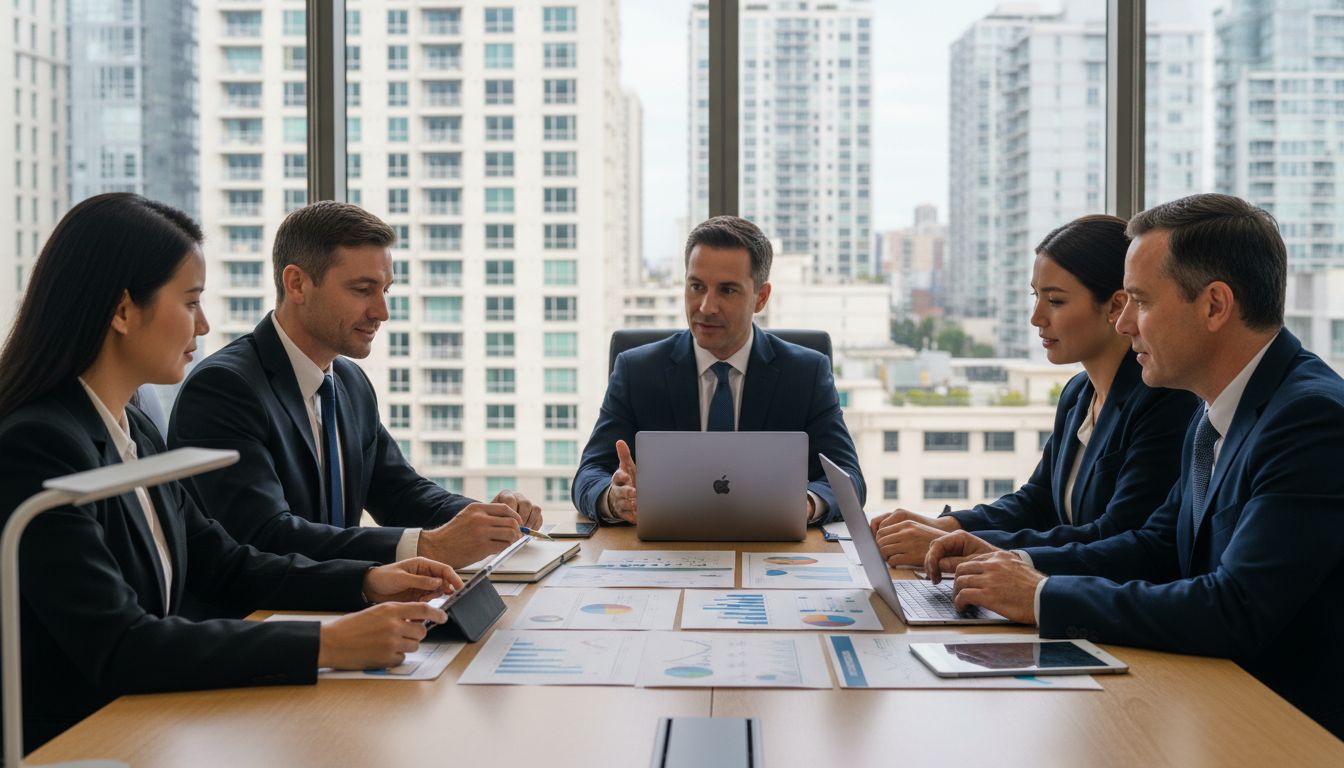 reunión gestión inmobiliaria