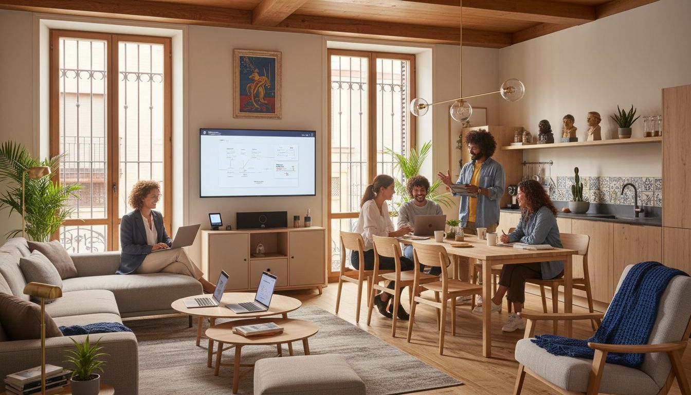 coliving urbano moderno