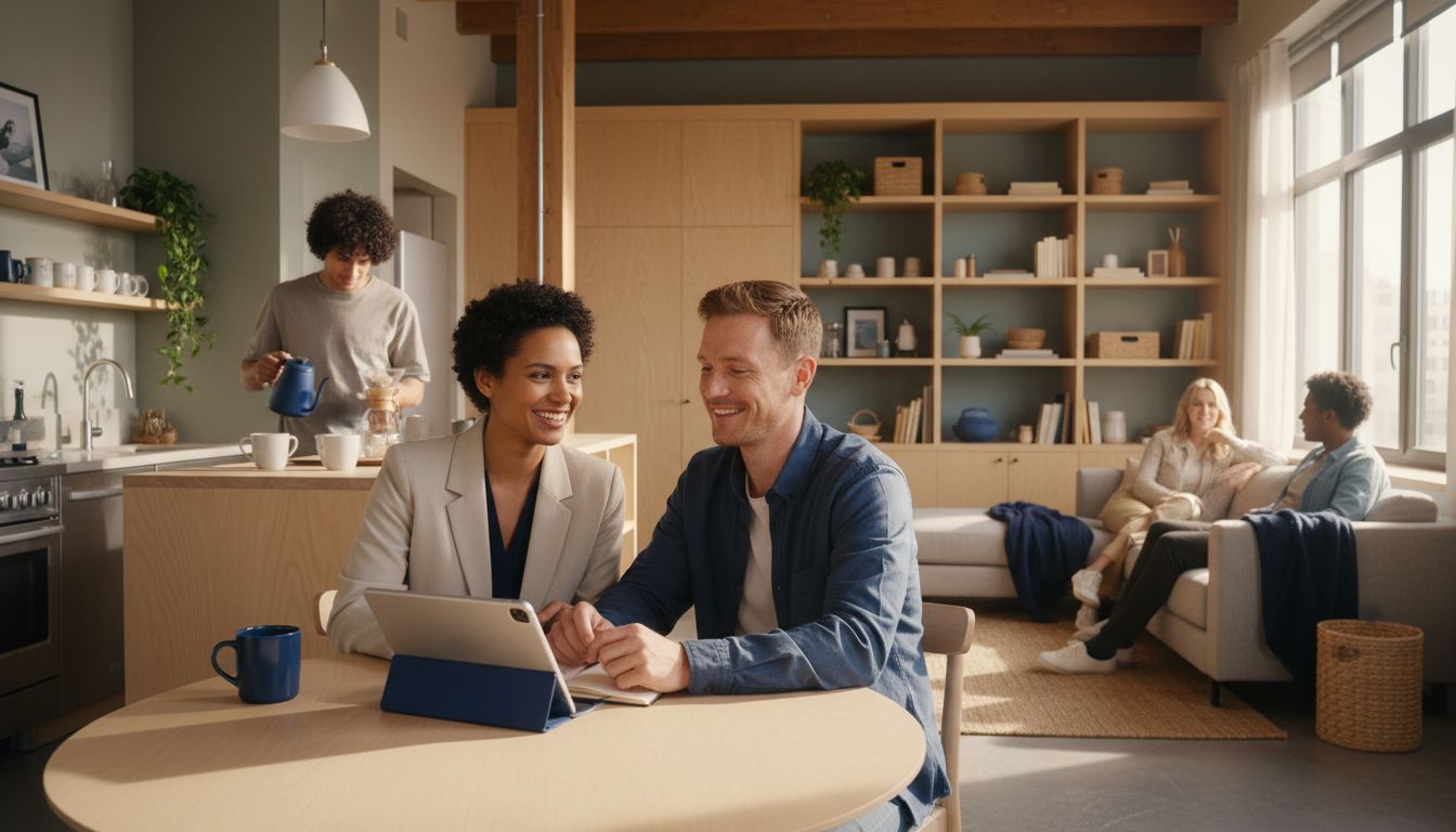 coliving moderno comunidad