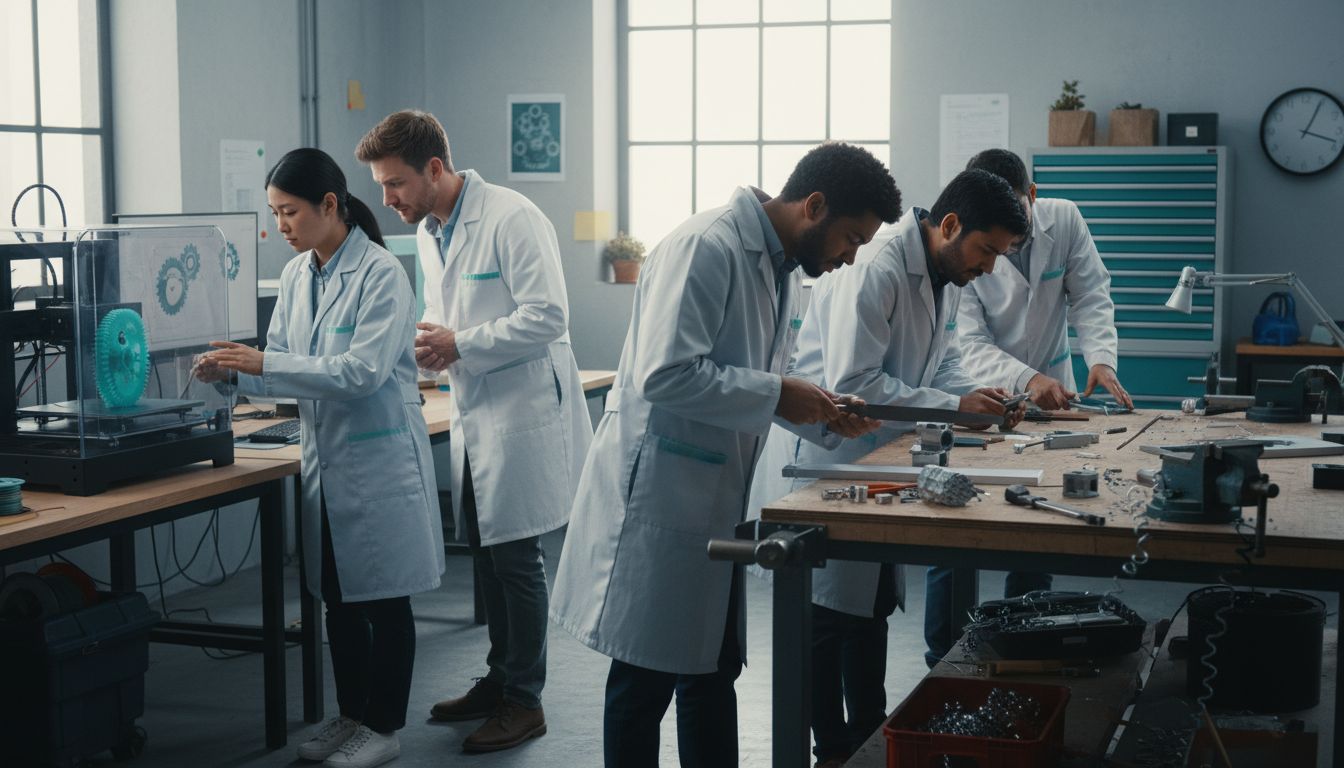 modern prototyping workspace