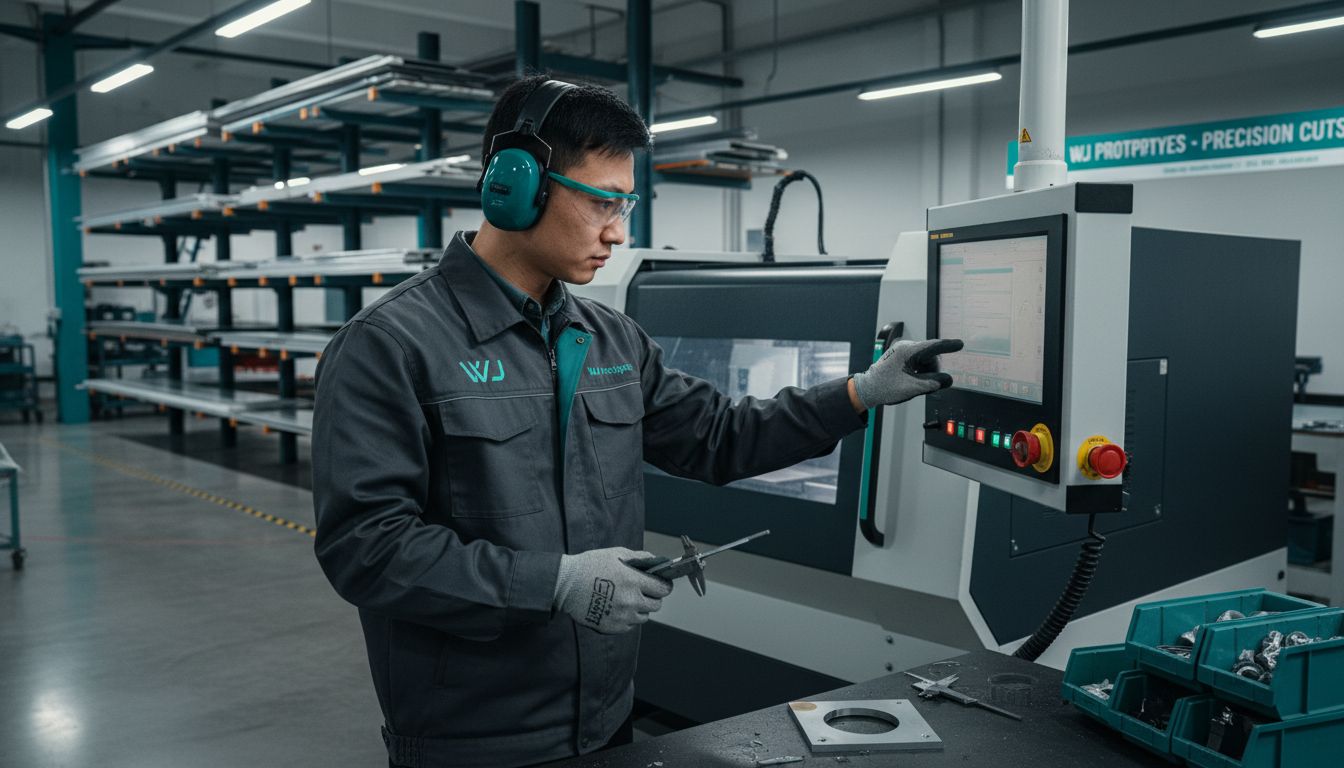 CNC laser cutter setup