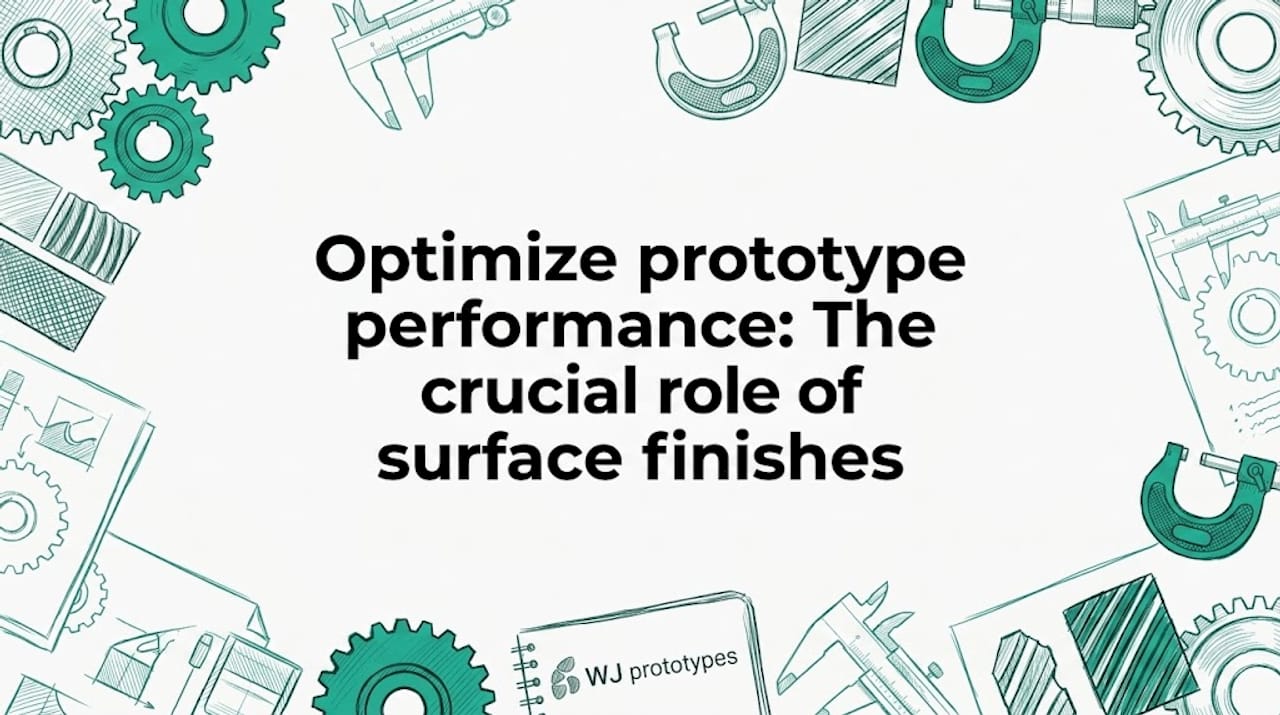 Optimize prototype performance: The crucial role of surface finishes Optimize prototype performance: The crucial role of surface finishes