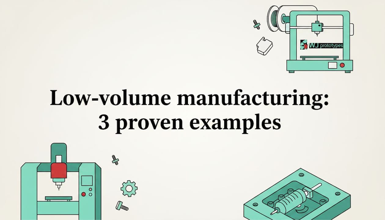 Low-volume manufacturing: 3 proven examples
