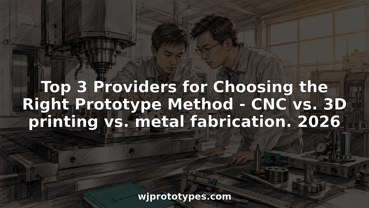 Top 3 Providers for Choosing the Right Prototype Method - CNC vs. 3D printing vs. metal fabrication. 2026 Top 3 Providers for Choosing the Right Prototype Method - CNC vs. 3D printing vs. metal fabrication. 2026