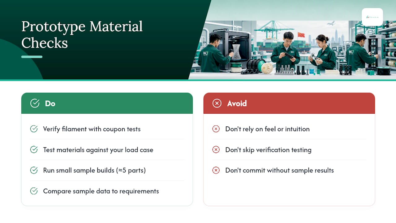 Matching Prototype Materials to Production Goals — overview diagram