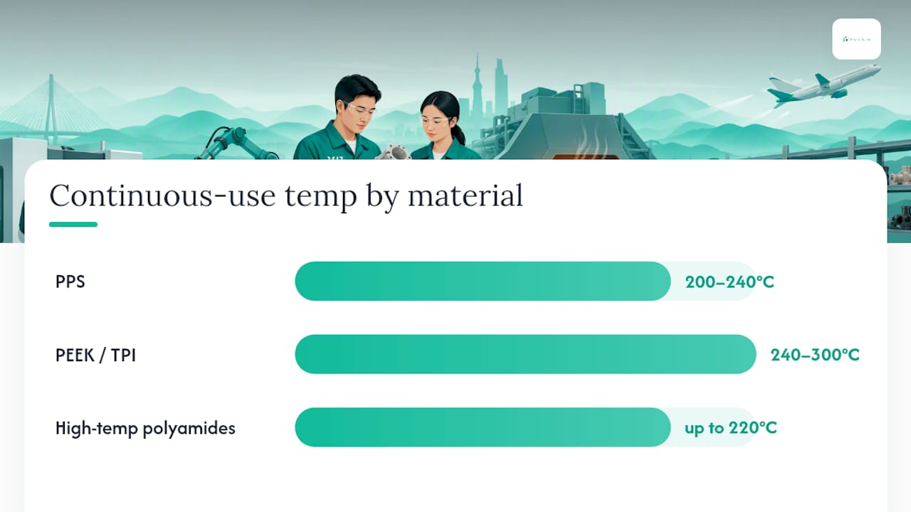 Heat Resistant Plastics Parts Manufacturing From China: Which Materials Hold Up? — overview diagram
