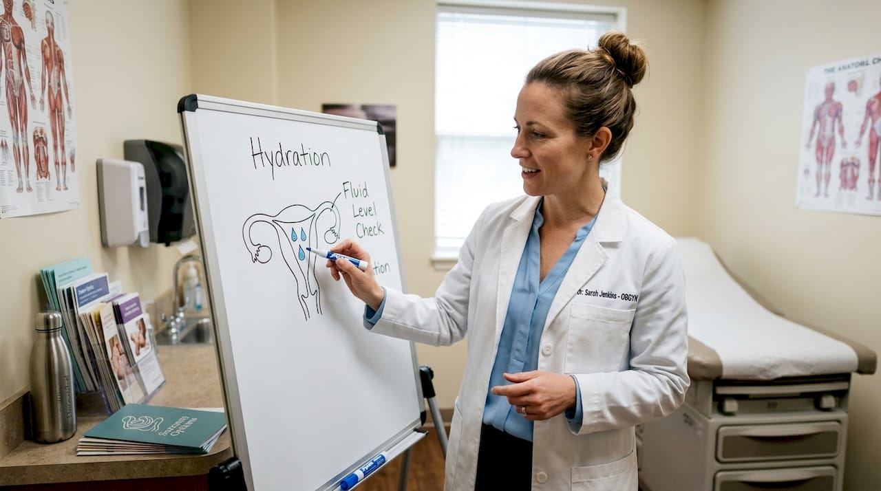 Doctor explains hydration and contractions