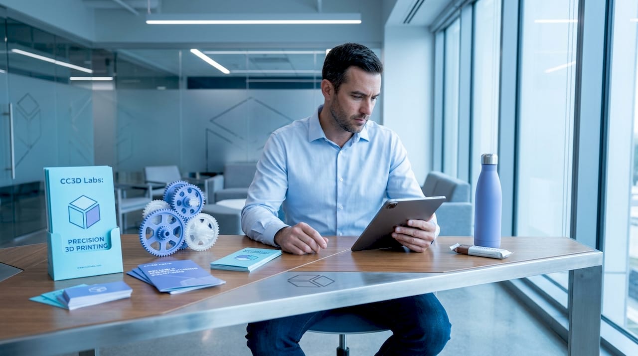 Sales analyst reviewing ISO-driven company sales figures