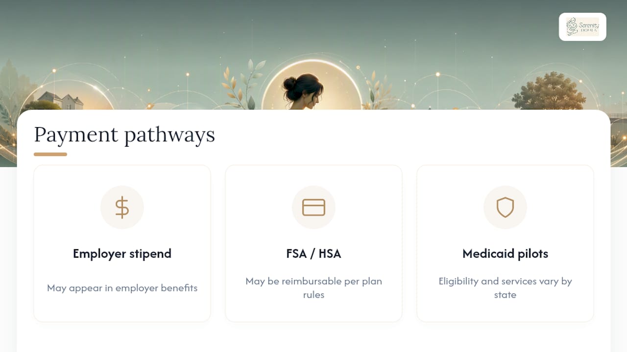 Payment pathways for private postpartum care