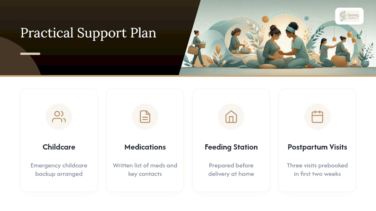 Four-part single mother support plan