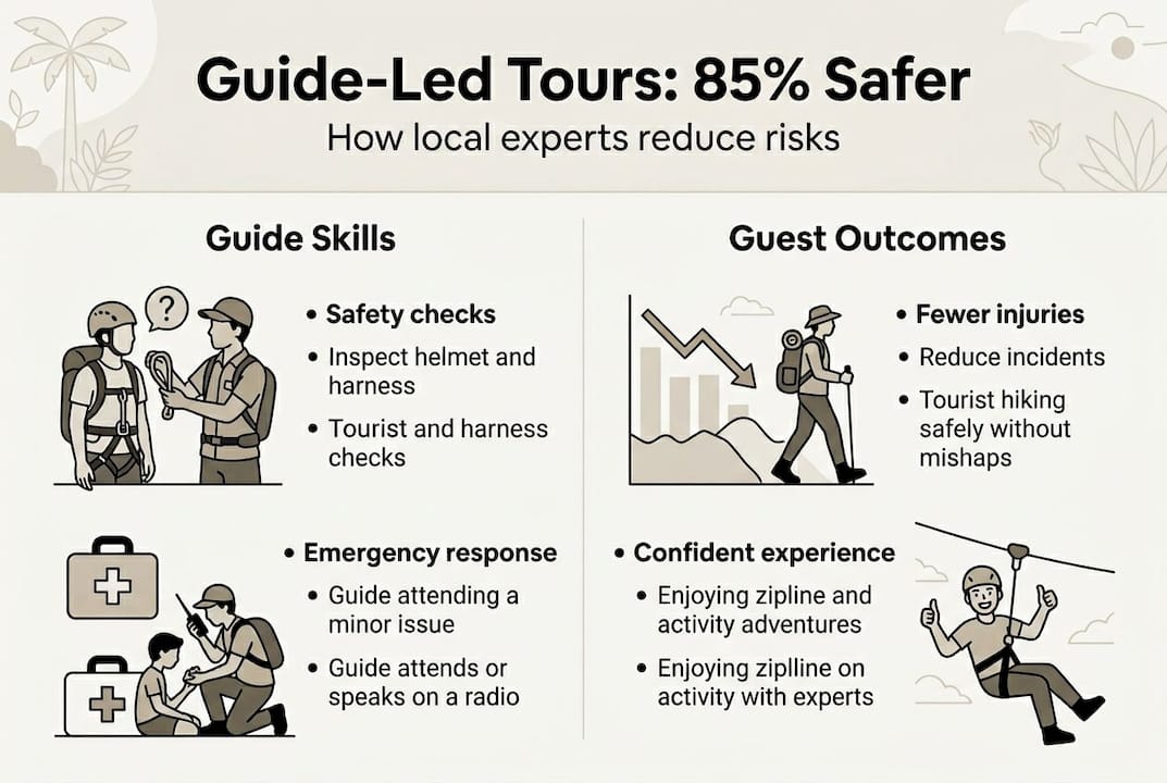 Infographic Costa Rica guide safety benefits