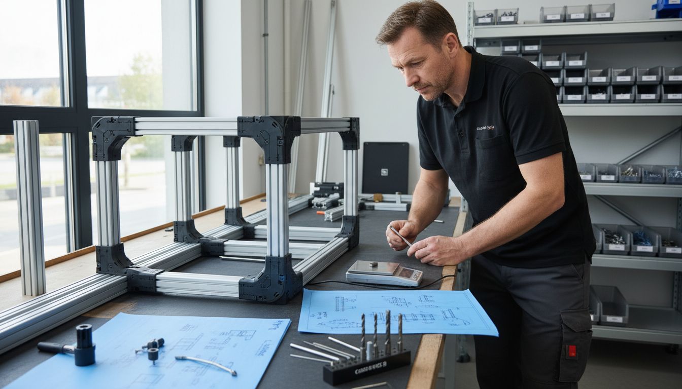 maschinenbau aluminiumprofile montage